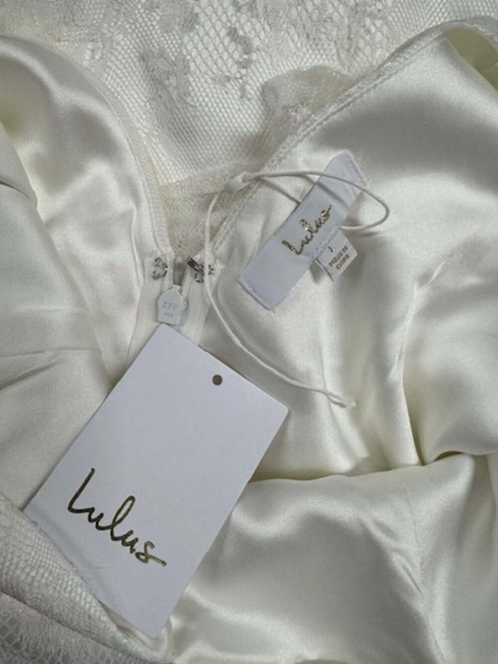 Lulus Made for Forever White Lace Mermaid Maxi Dress NWT - Picture 7 of 10